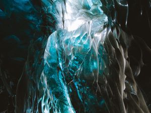 Preview wallpaper glacier, ice, cave, structure