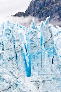 Preview wallpaper glacier, ice, frozen, mountains, landscape