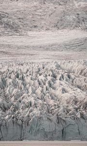 Preview wallpaper glacier, ice, frozen, landscape, iceland