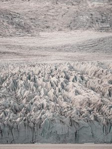 Preview wallpaper glacier, ice, frozen, landscape, iceland
