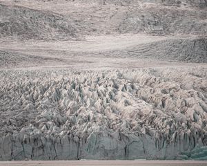 Preview wallpaper glacier, ice, frozen, landscape, iceland