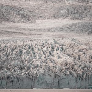 Preview wallpaper glacier, ice, frozen, landscape, iceland