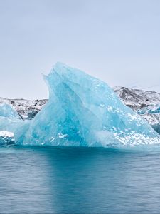 Preview wallpaper glacier, ice, sea, iceberg