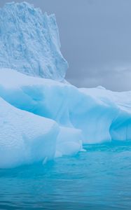 Preview wallpaper glacier, ice, water, antarctic, snow