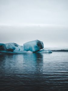 Preview wallpaper glacier, ice, water, nature