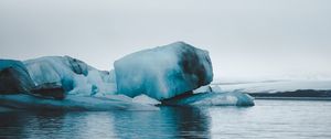 Preview wallpaper glacier, ice, water, nature