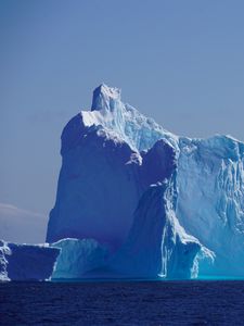 Preview wallpaper glacier, iceberg, ice, ice floes, ocean