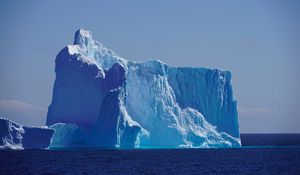 Preview wallpaper glacier, iceberg, ice, ice floes, ocean