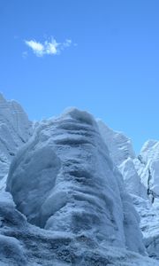 Preview wallpaper glacier, mountain, snow