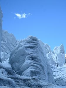 Preview wallpaper glacier, mountain, snow