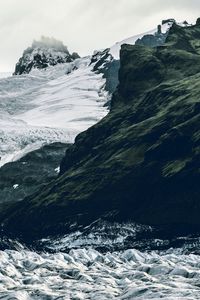 Preview wallpaper glacier, mountains, snow, ice, landscape