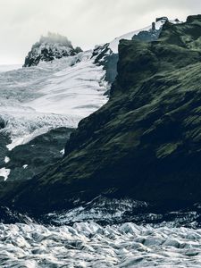 Preview wallpaper glacier, mountains, snow, ice, landscape