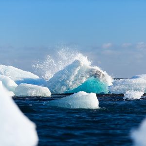 Preview wallpaper glacier, vatnajokull, iceland, ice, snow