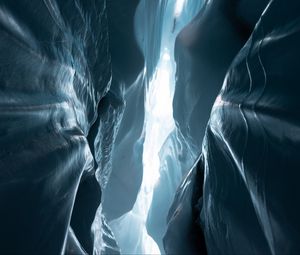 Preview wallpaper glaciers, canyon, ice, light