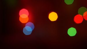 Preview wallpaper glare, blur, multicolored, glow