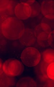 Preview wallpaper glare, bokeh, circles, red, shine