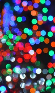 Preview wallpaper glare, bokeh, circles, bright, colorful