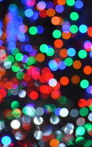 Preview wallpaper glare, bokeh, circles, bright, colorful