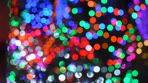 Preview wallpaper glare, bokeh, circles, bright, colorful