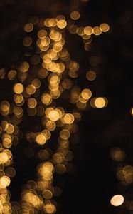 Preview wallpaper glare, bokeh, circles, golden