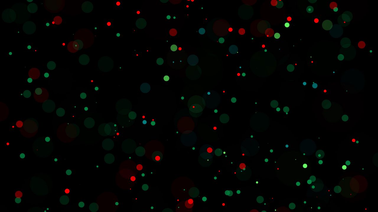 Wallpaper glare, bokeh, circles, green, red, points