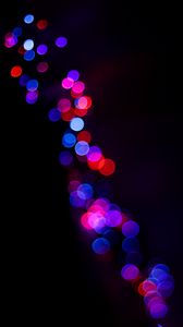 Preview wallpaper glare, bokeh, colorful, lights, blur