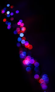 Preview wallpaper glare, bokeh, colorful, lights, blur