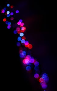 Preview wallpaper glare, bokeh, colorful, lights, blur