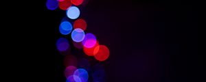 Preview wallpaper glare, bokeh, colorful, lights, blur