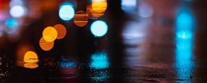 Preview wallpaper glare, bokeh, lights, abstraction, blur