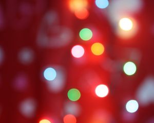 Preview wallpaper glare, circles, background, red