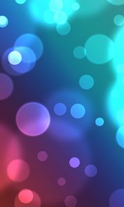 Preview wallpaper glare, circles, background, colorful, bright