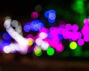 Preview wallpaper glare, circles, bright, colorful