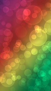 Preview wallpaper glare, circles, colorful, background