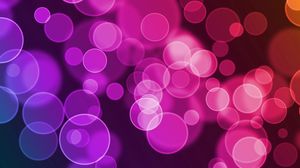 Preview wallpaper glare, circles, colorful, bright, background