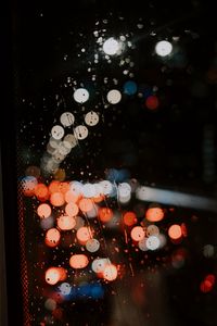 Preview wallpaper glare, circles, glass, drops