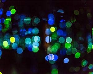 Preview wallpaper glare, circles, light