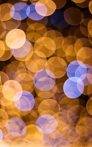 Preview wallpaper glare, circles, spots