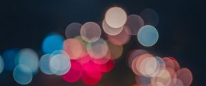 Preview wallpaper glare, colorful, circles, blur