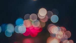 Preview wallpaper glare, colorful, circles, blur