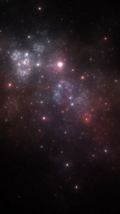 Preview wallpaper glare, dots, nebula, abstraction, fractal