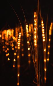 Preview wallpaper glare, garland, glow, lights