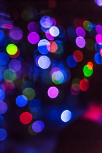 Preview wallpaper glare, light, circles, colorful