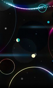 Preview wallpaper glare, light, luster, circles, shapes