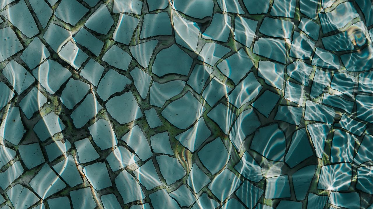 Wallpaper glare, tile, water, surface