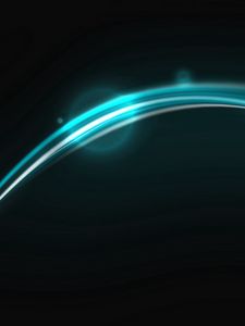 Preview wallpaper glare, wave, neon, lights, wavy