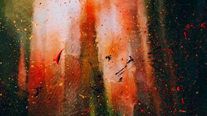 Preview wallpaper glass, blur, spots, paint, abstraction