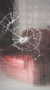 Preview wallpaper glass, cranny, broken