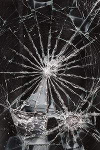 Preview wallpaper glass, cranny, broken, shards