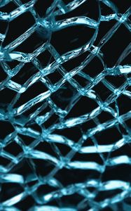Preview wallpaper glass, cranny, broken, macro, texture